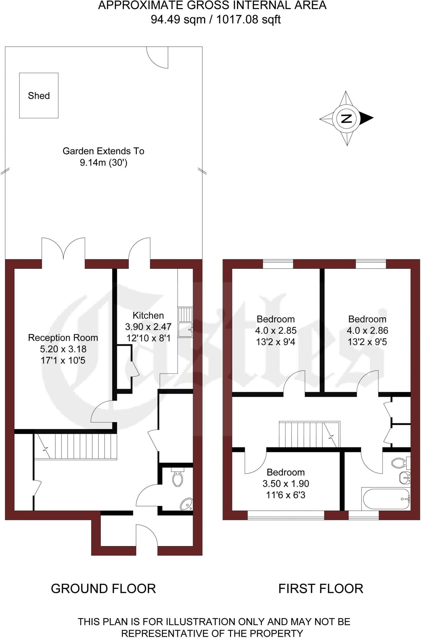 Fishers Close, Waltham Cross floorplan