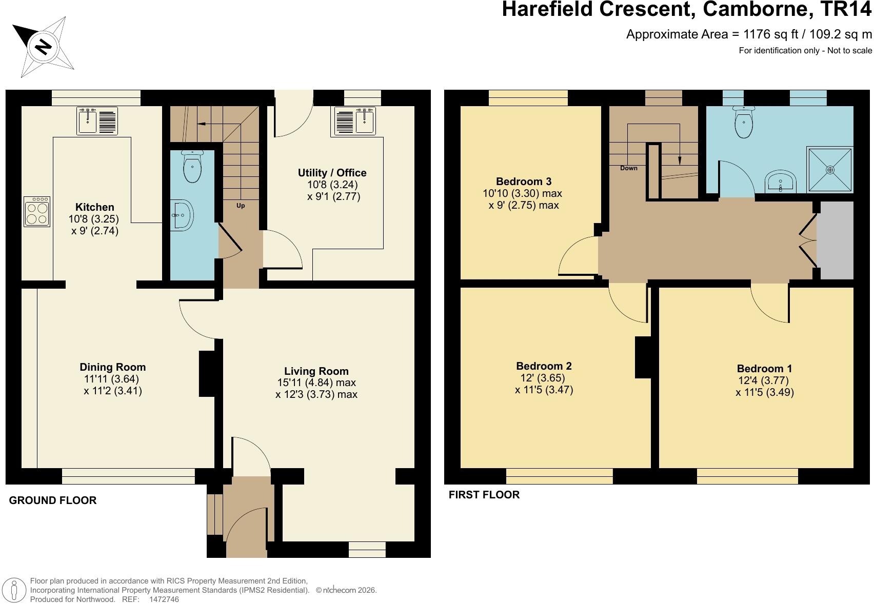 Harefield Crescent, Camborne, TR14 floorplan