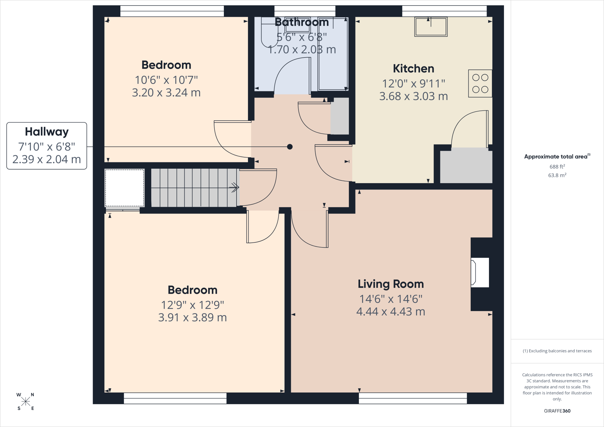 George Gurr Crescent, Folkestone floorplan