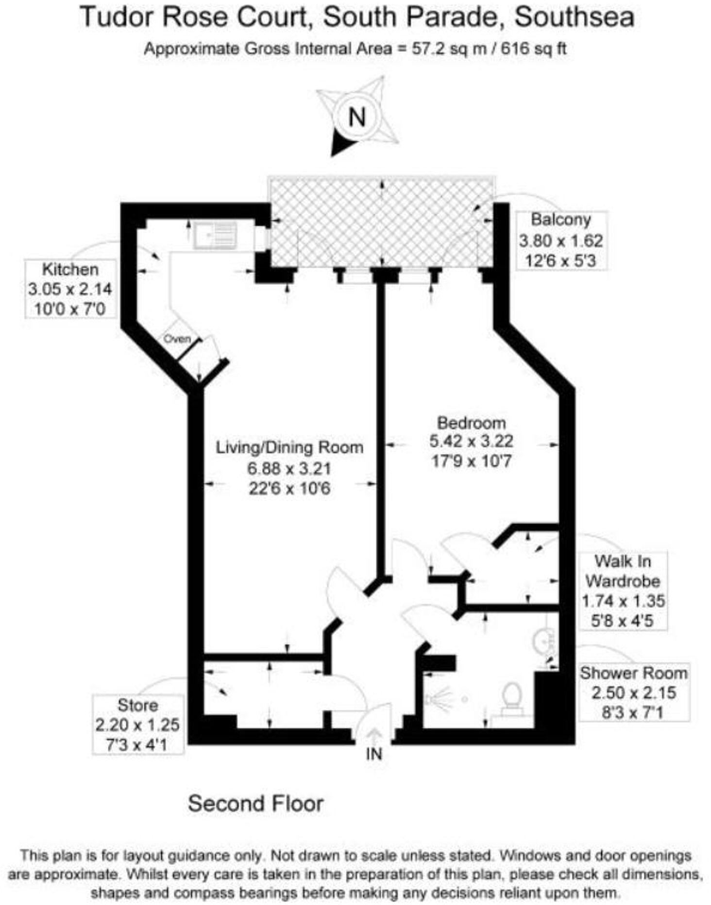 South Parade, Tudor Rose Court South Parade, PO4 floorplan