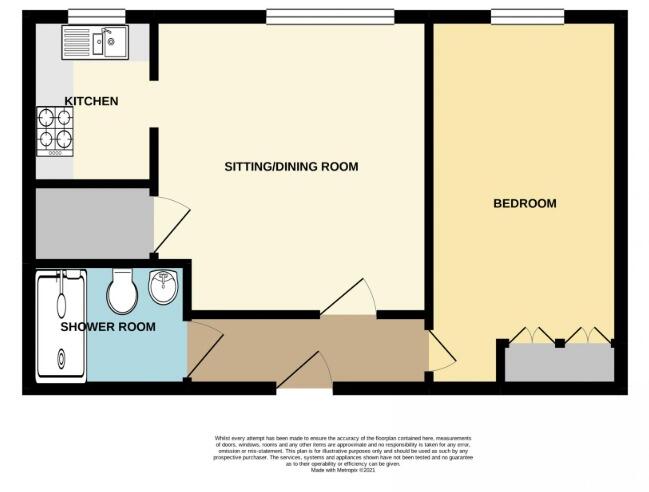 Flat 77, Homelands House, 535 Ringwood Road, Ferndown, Dorset floorplan