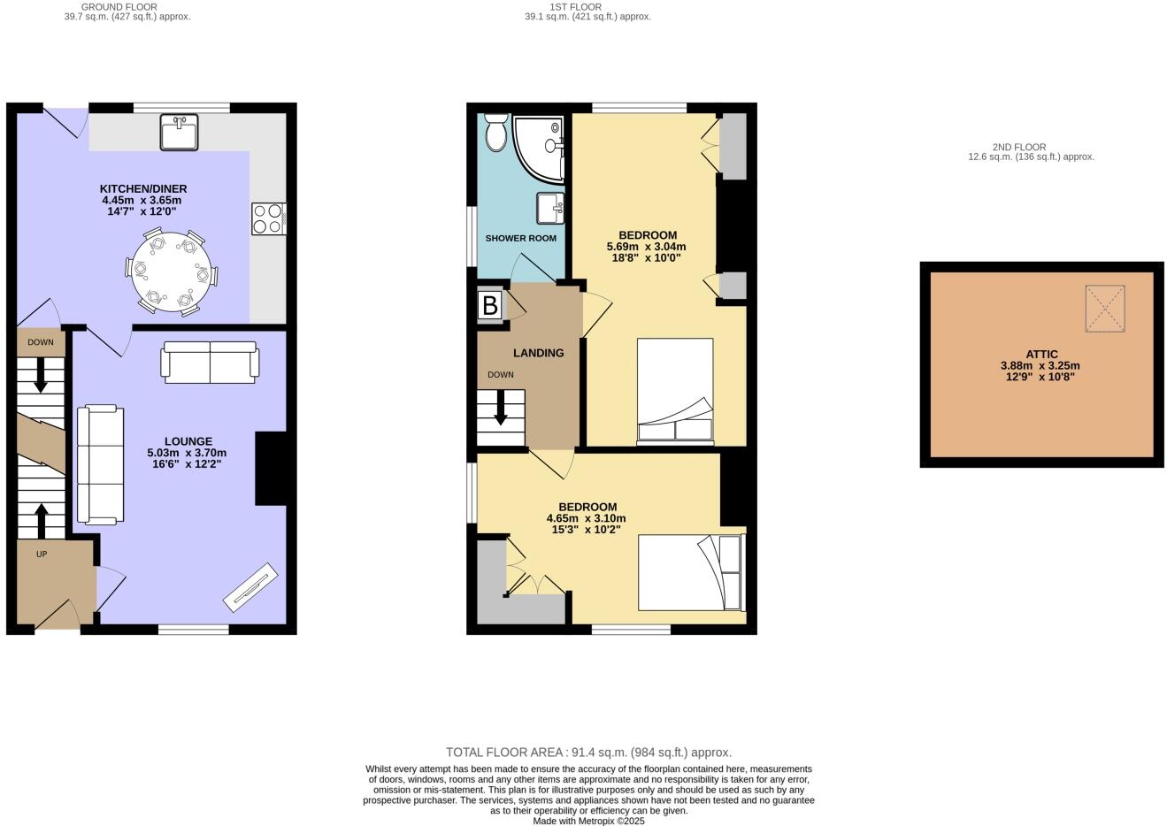 Crowtrees Lane, Brighouse, West Yorkshire, HD6 floorplan