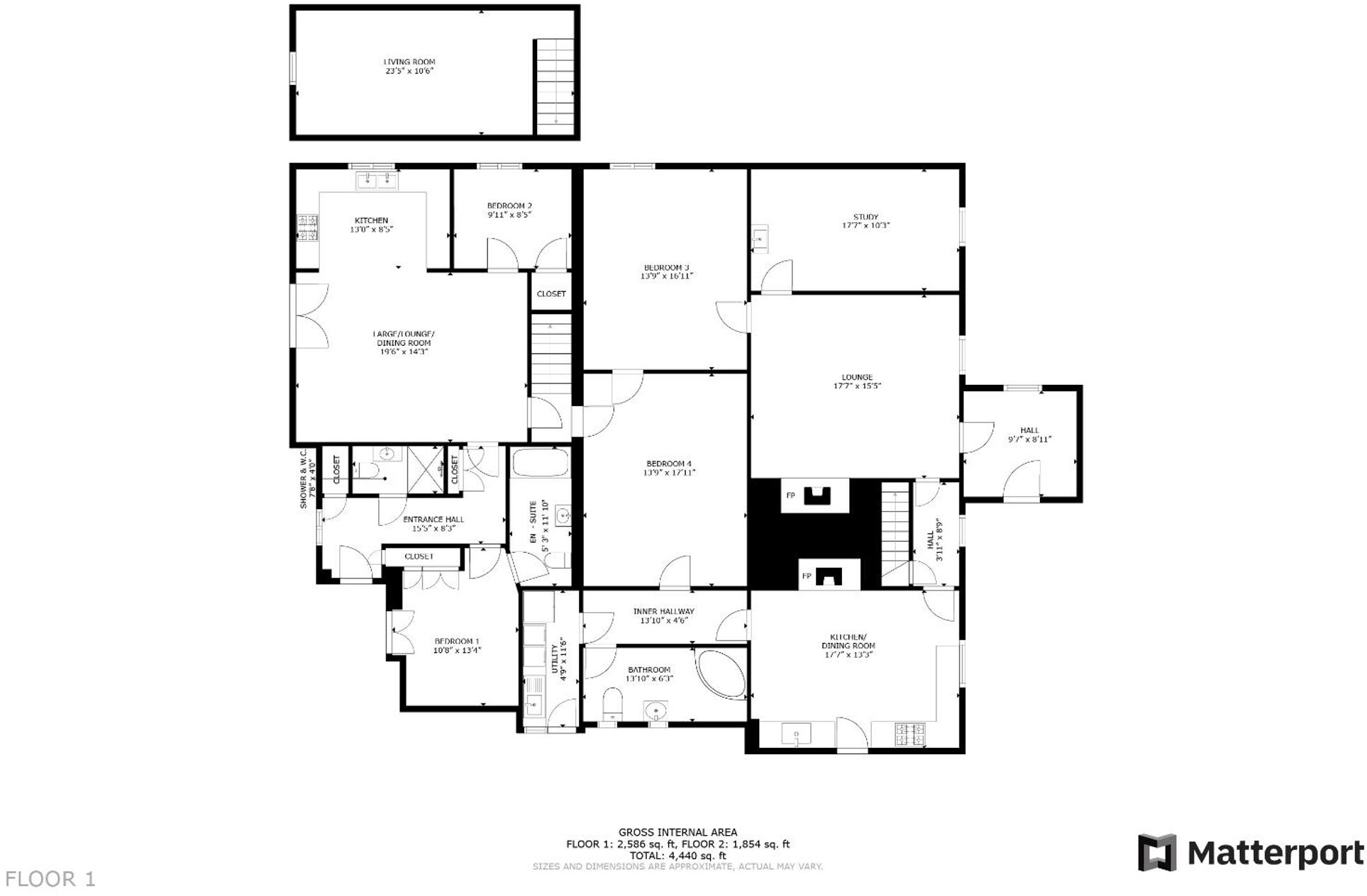 7, Upper Clwyd Street, Ruthin, LL15 floorplan