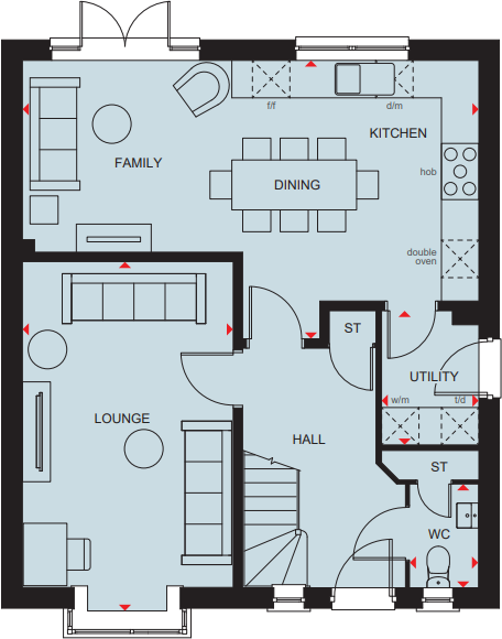 Inkersall Road,
Staveley,
Chesterfield,
S43 3YJ floorplan