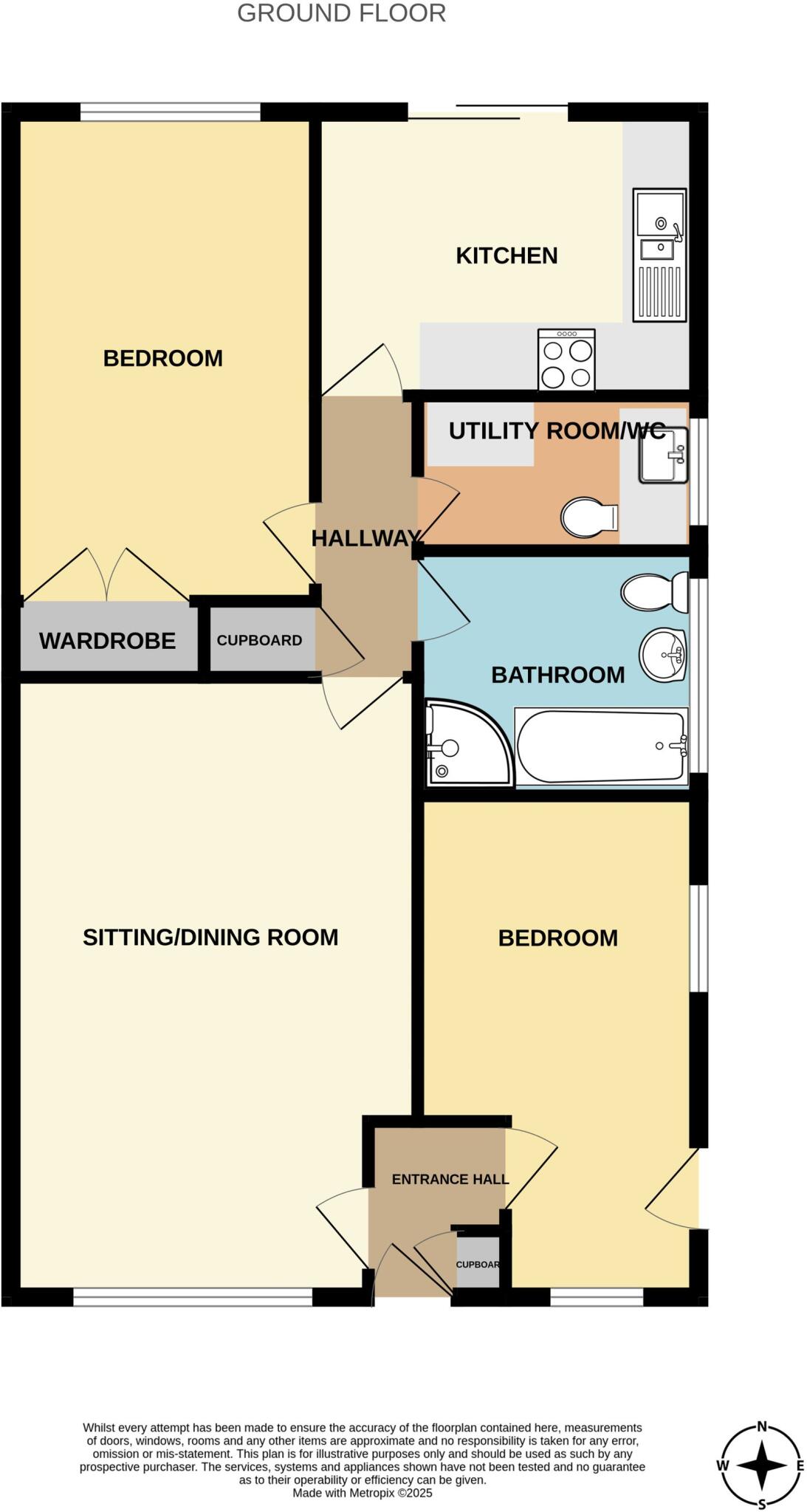 Heathcombe Road, Bridgwater, TA6 floorplan