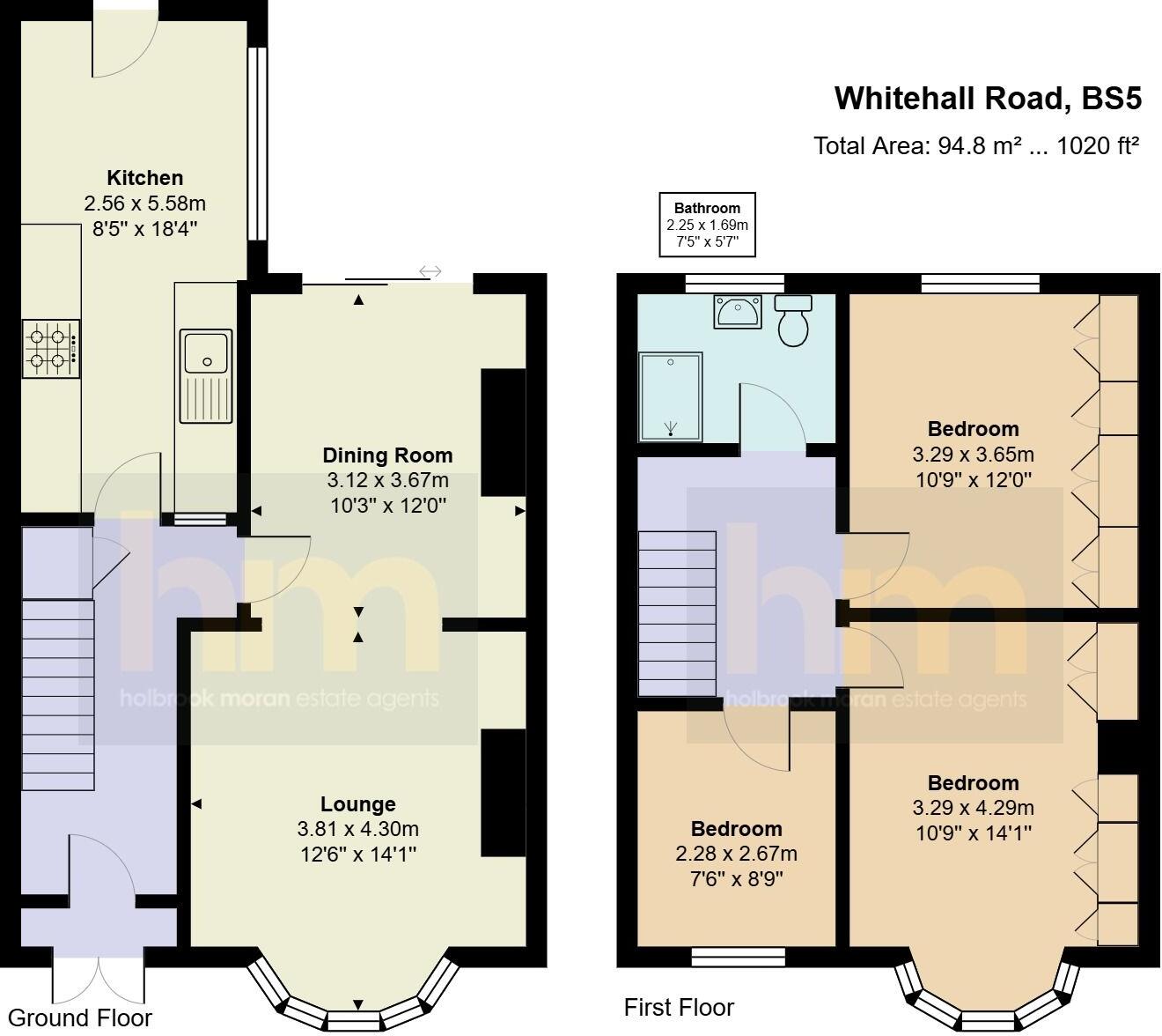 Whitehall Road, Bristol floorplan
