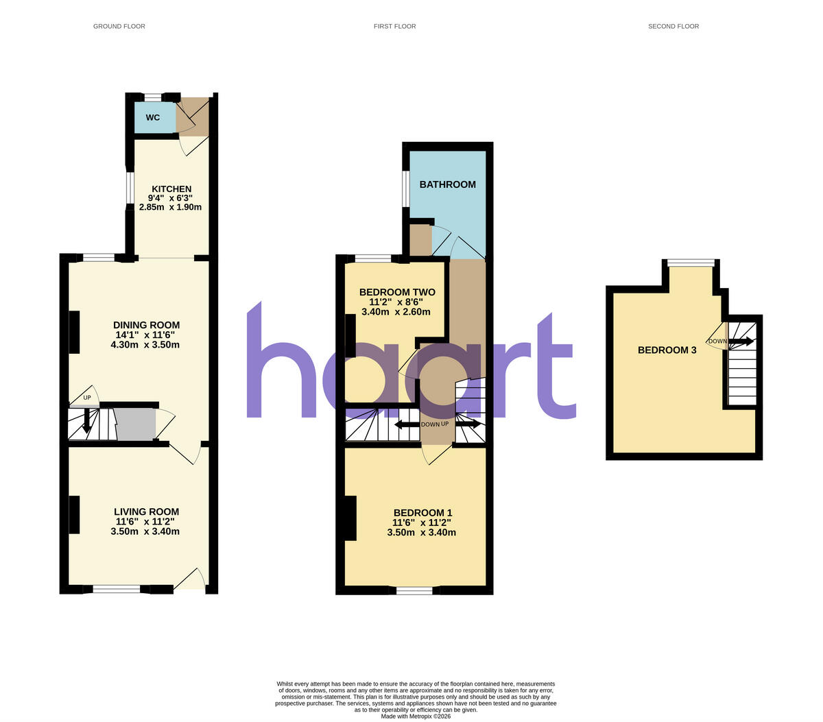 Leighton Street, St Ann's floorplan