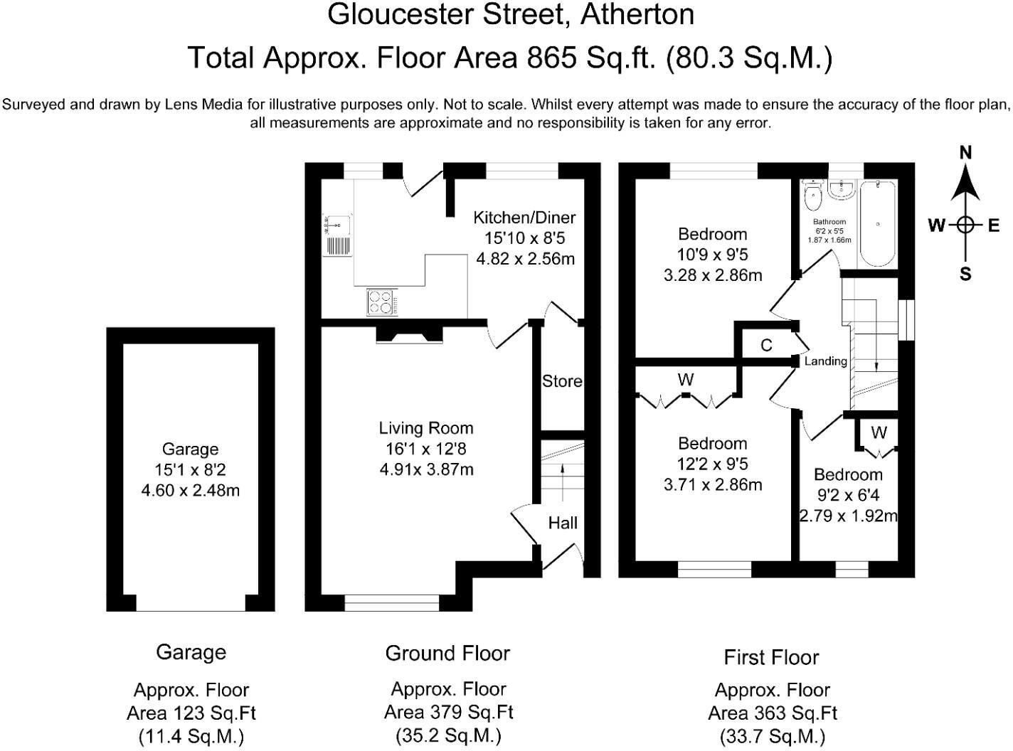 Gloucester Street, Atherton, M46 floorplan