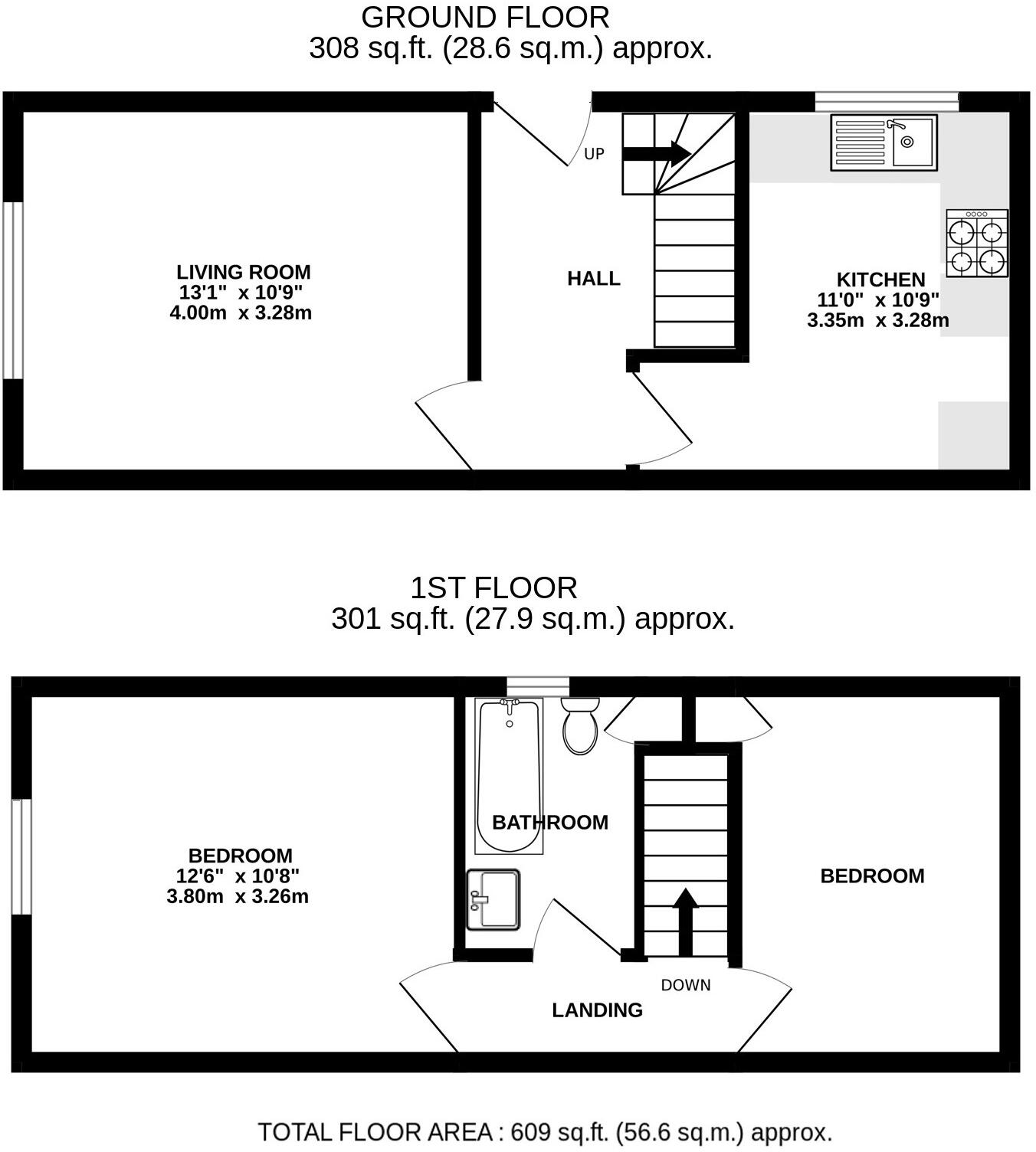 The Old Workshop, Little Petherick, PL27 floorplan
