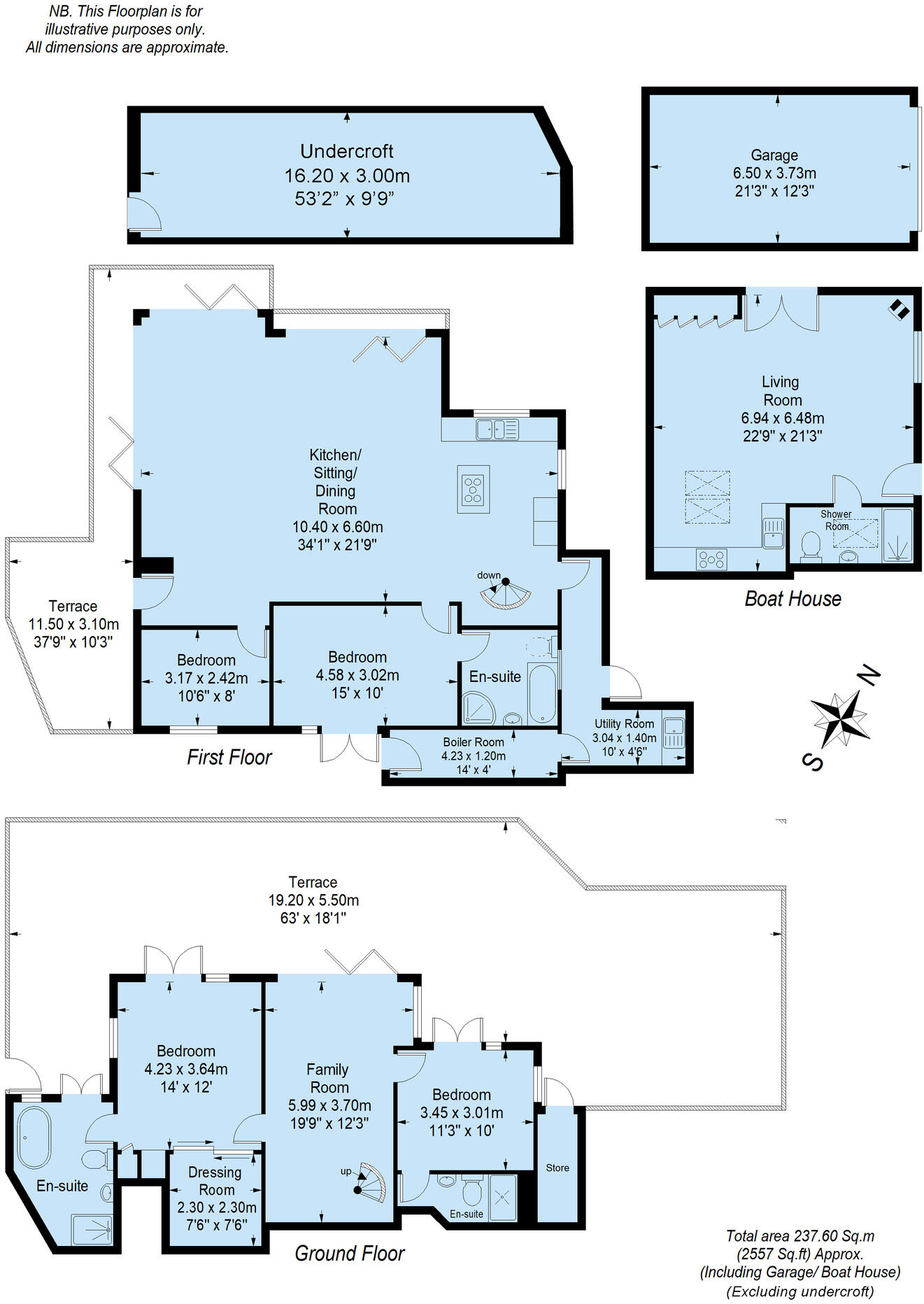 Lower Contour Road, Kingswear floorplan