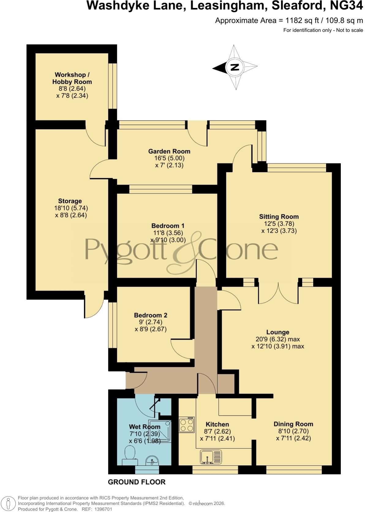 Washdyke Lane, Leasingham, Sleaford, Lincolnshire, NG34 floorplan