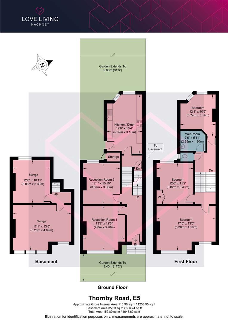 Thornby Road, Hackney, London floorplan