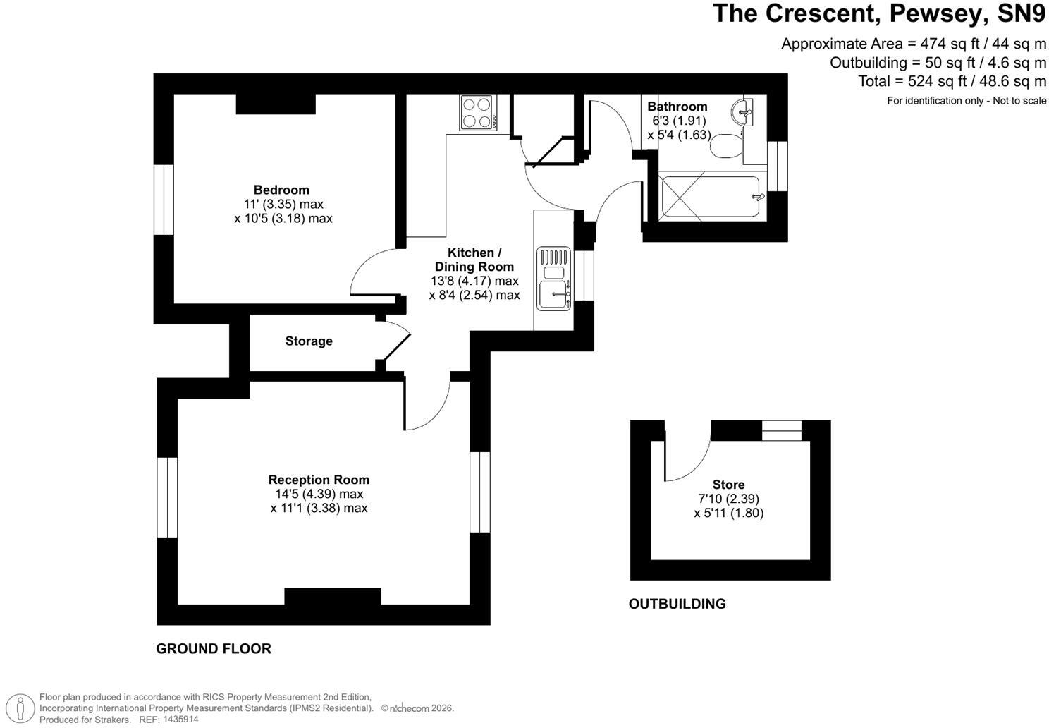 31B, The Crescent, Pewsey floorplan