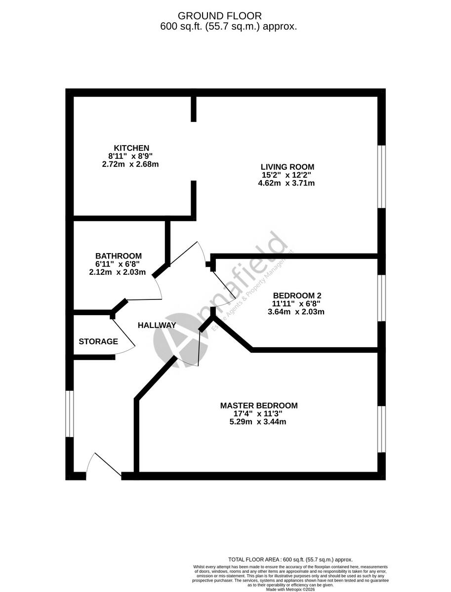 Fern Court, Eynesbury, PE19 floorplan