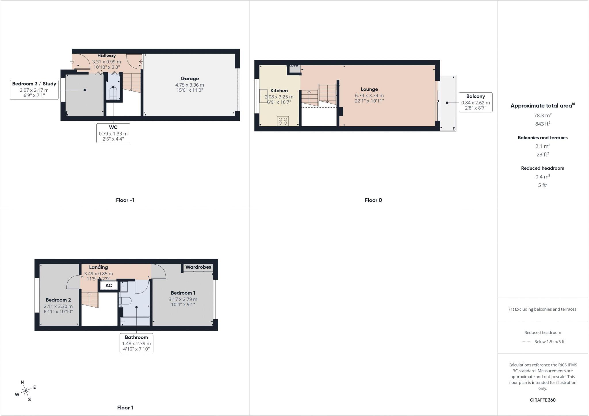 Chelsham Road, Warlingham floorplan