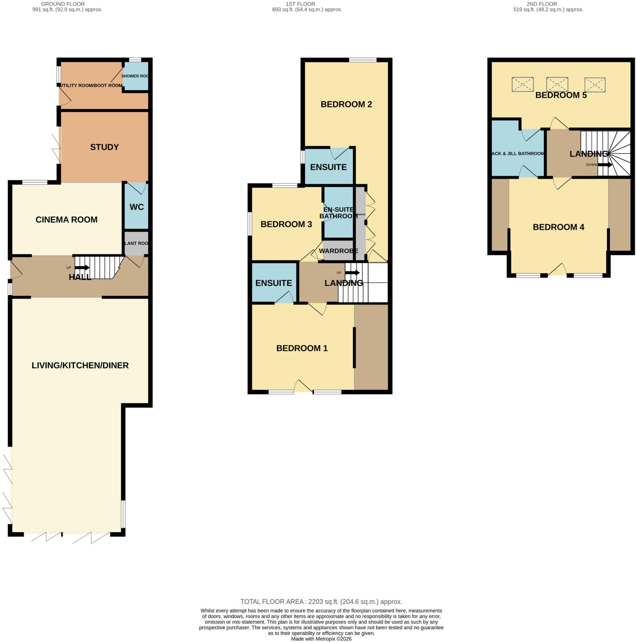 North Parade Extension, Skegness, PE25 floorplan