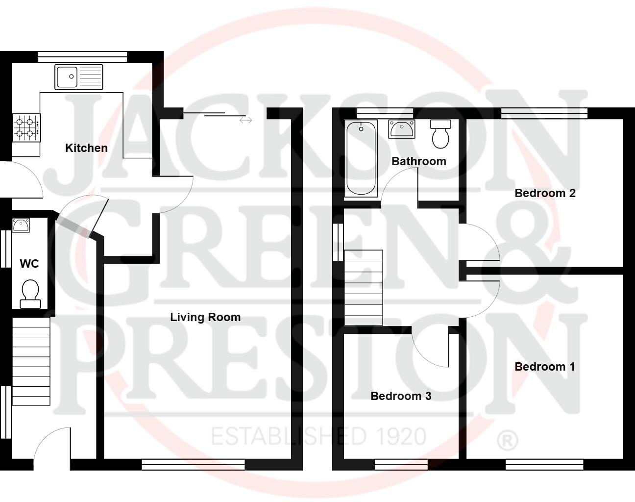 Woodhall Drive, Waltham, Grimsby, Lincolnshire, DN37 floorplan