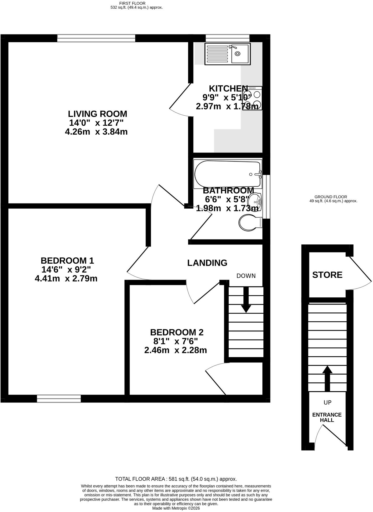 Redwood Drive, Portchester floorplan