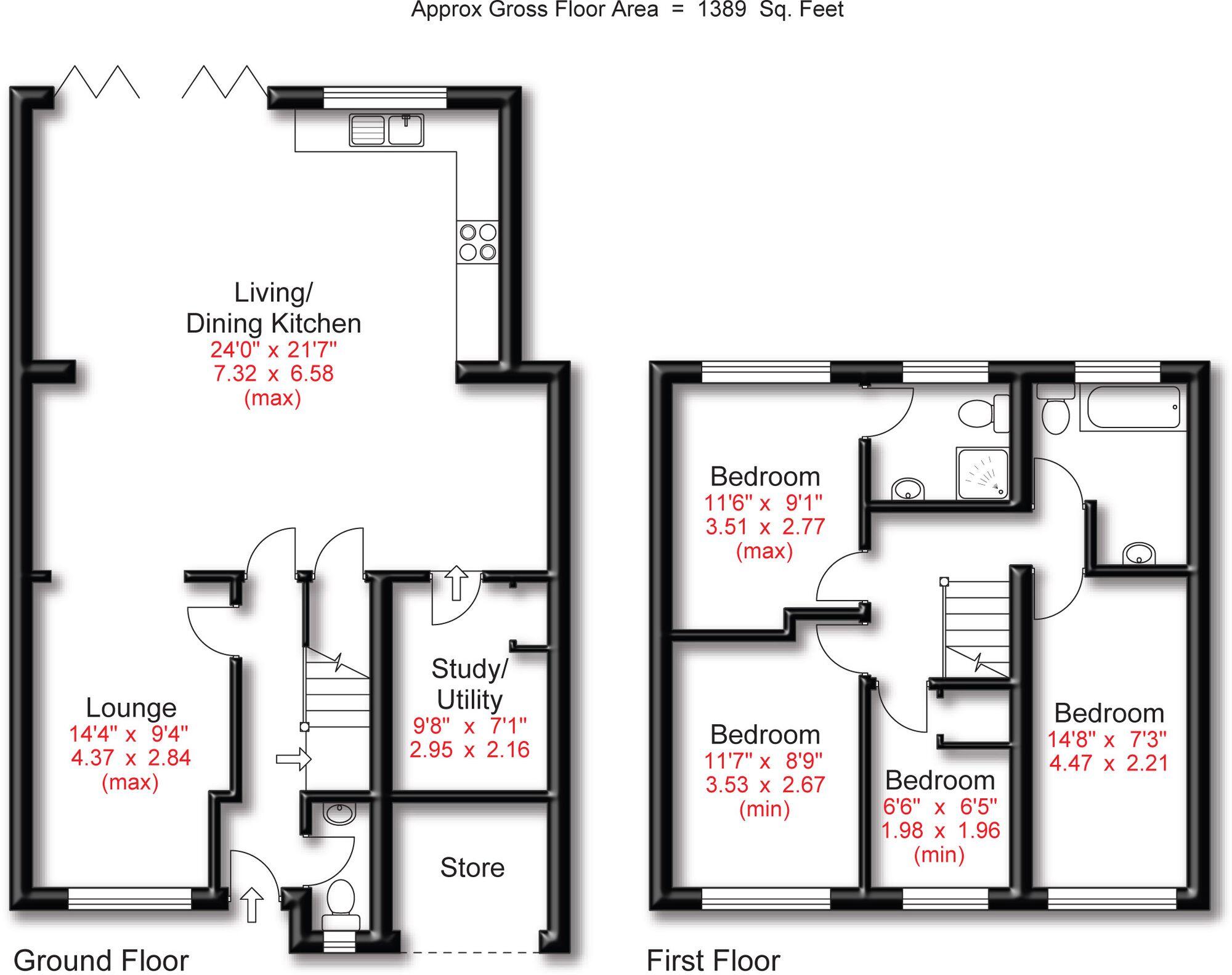 Pennymoor Drive, Altrincham, WA14 floorplan