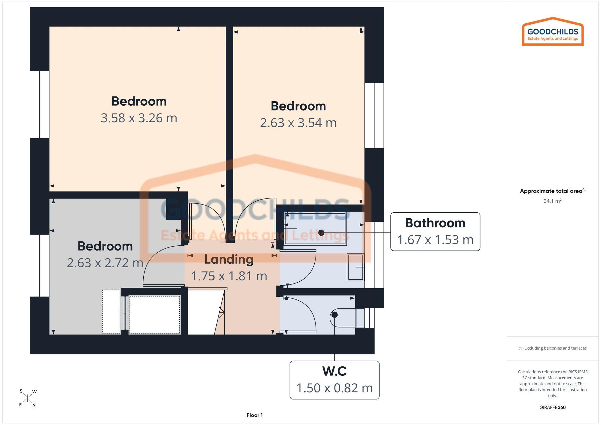 Lindon Drive, Walsall, WS8 floorplan