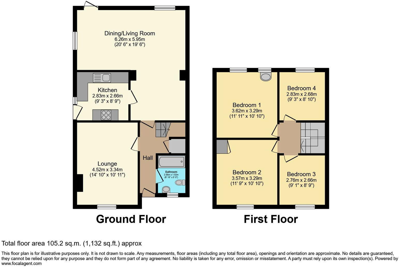 Clos Caewal, Tongwynlais floorplan