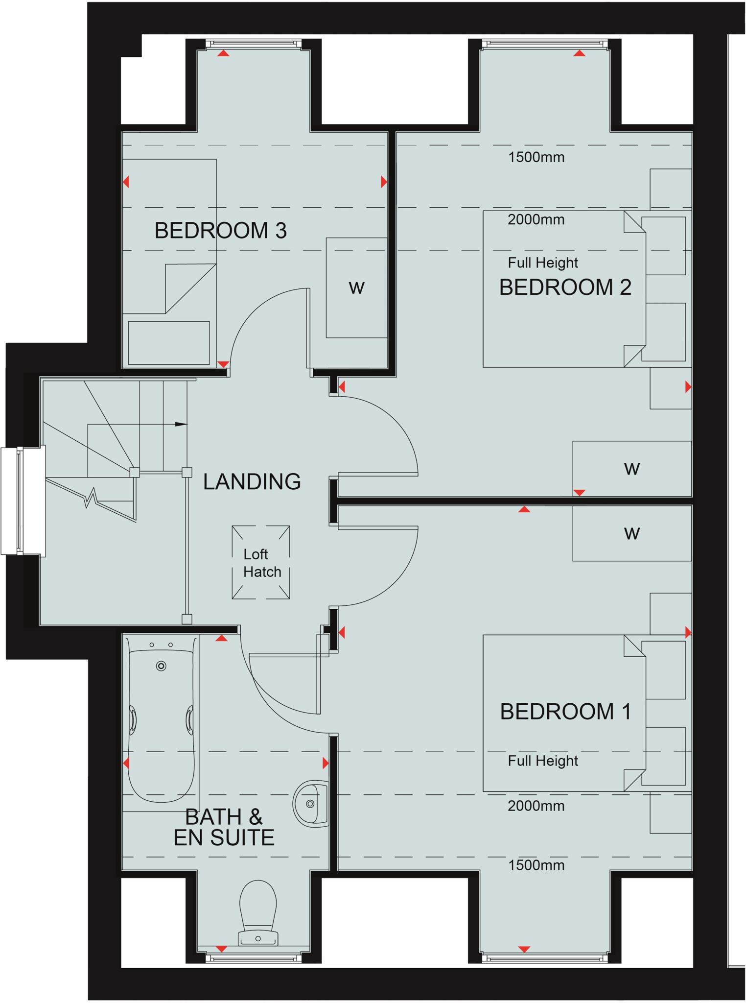 Meadow Hill, 
Hexham Road, 
NE15 floorplan