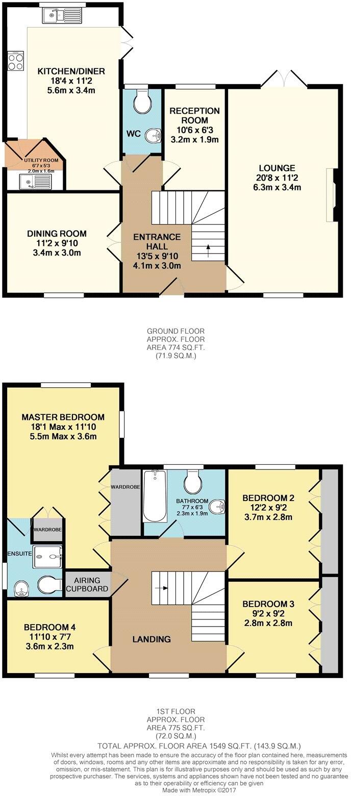 Walton Way, Brandon, Suffolk, IP27 floorplan