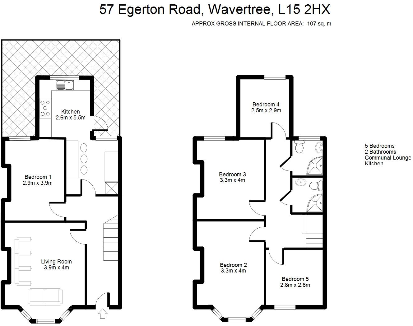 Egerton Road, Liverpool floorplan
