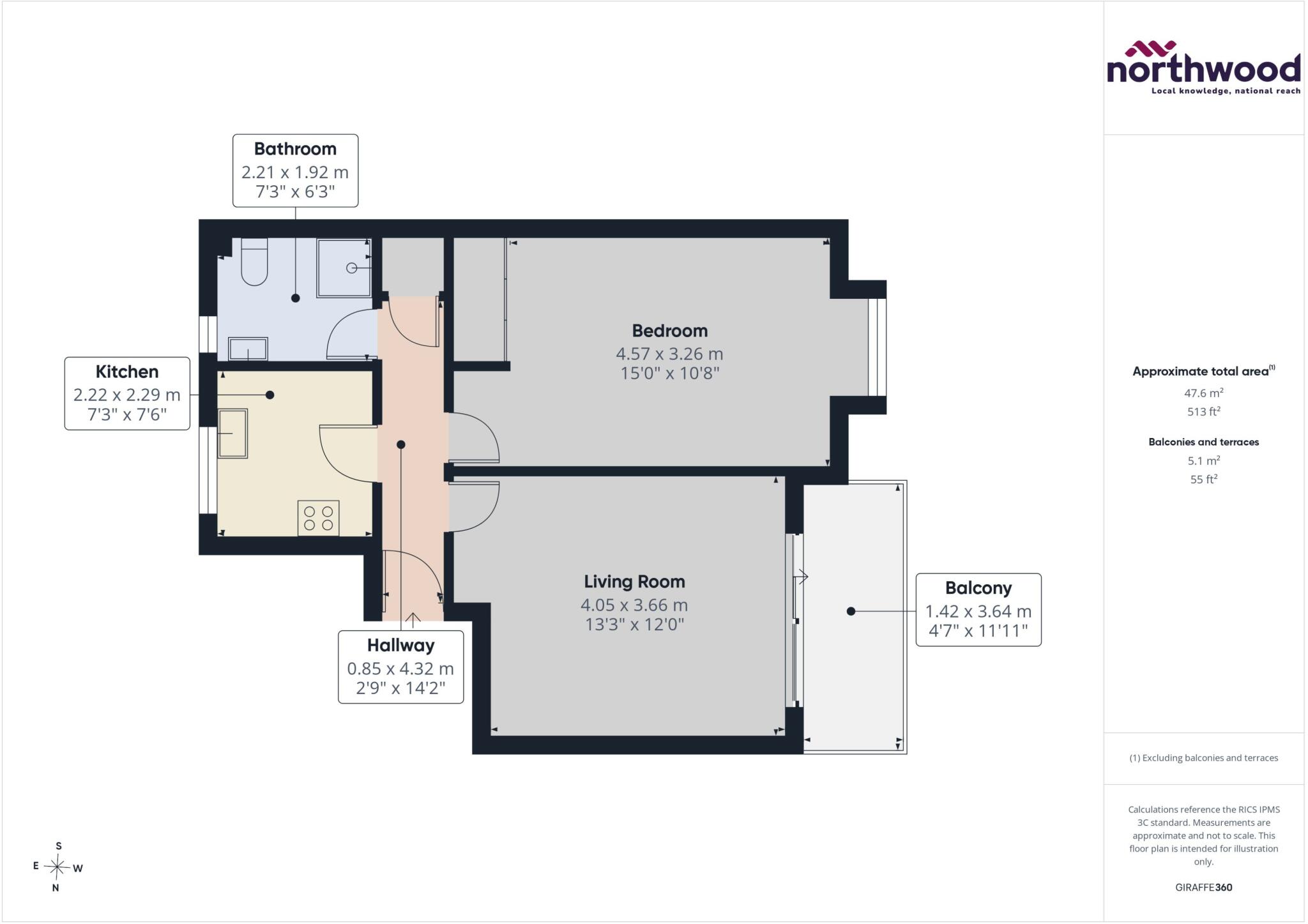 Collingwood Close, Langney Point, Eastbourne, BN23 floorplan