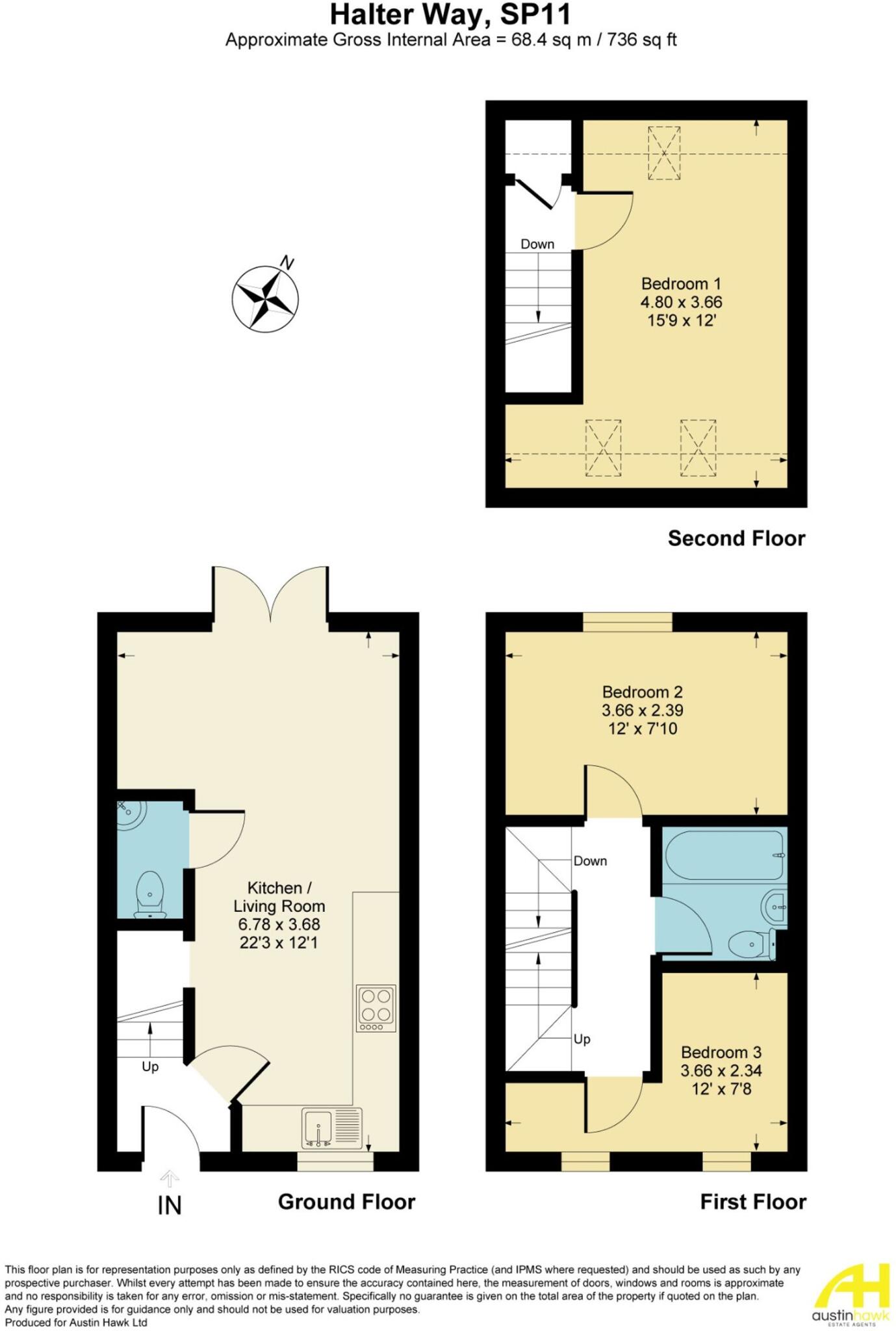 Halter Way, Andover, SP11 floorplan