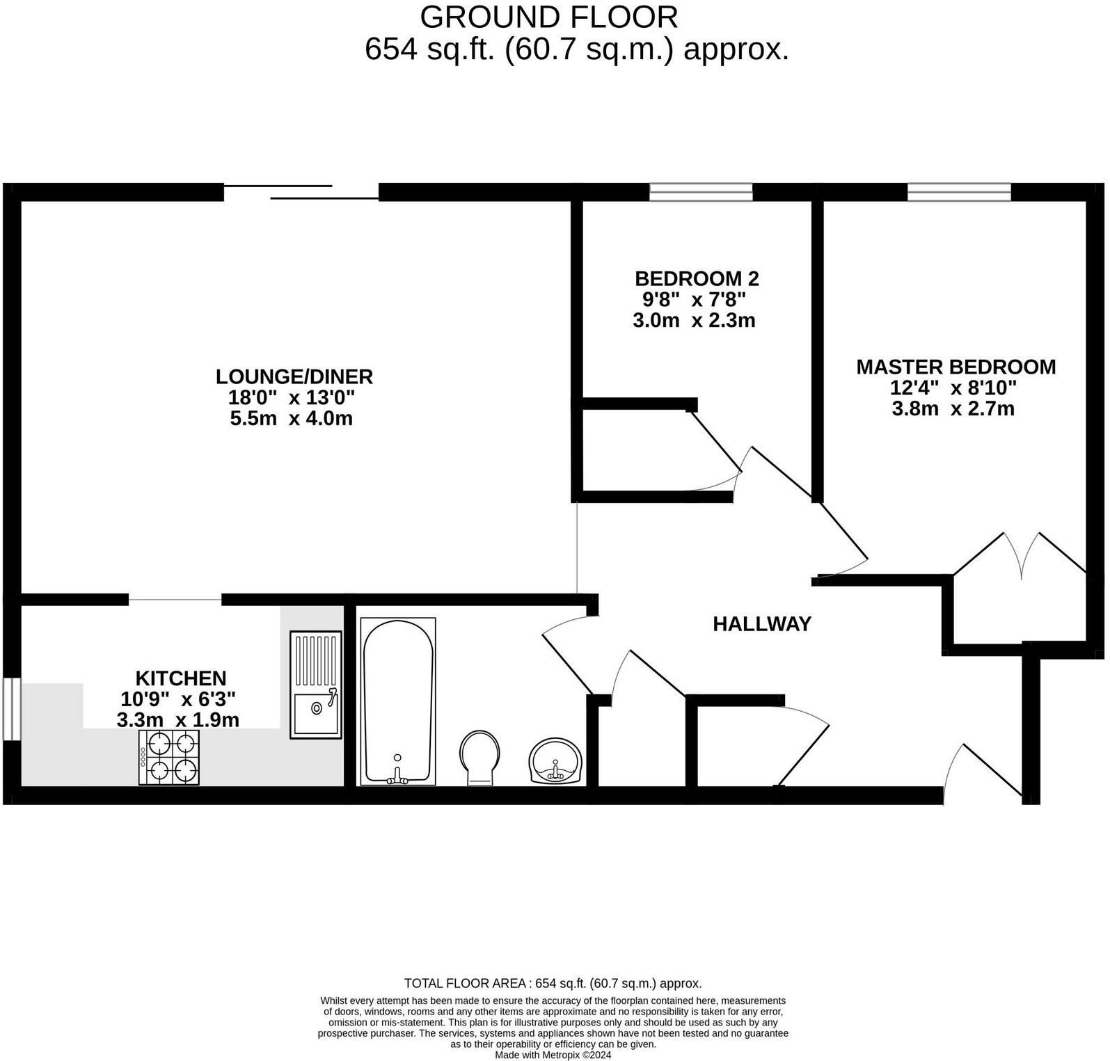 Hillside Road, Whyteleafe, CR3 floorplan
