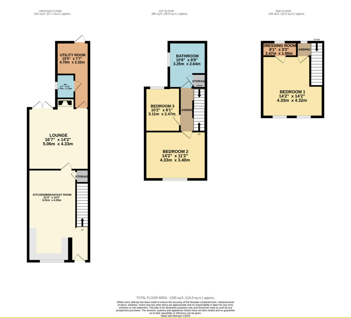 St Thomas Road, South Farmbridge floorplan