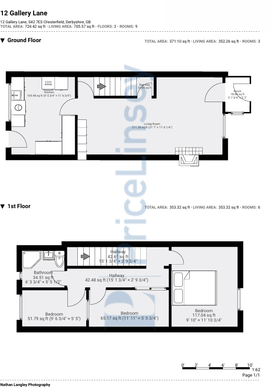 12 Gallery Lane, Holymoorside, Chesterfield, Derbyshire S42 7ES floorplan