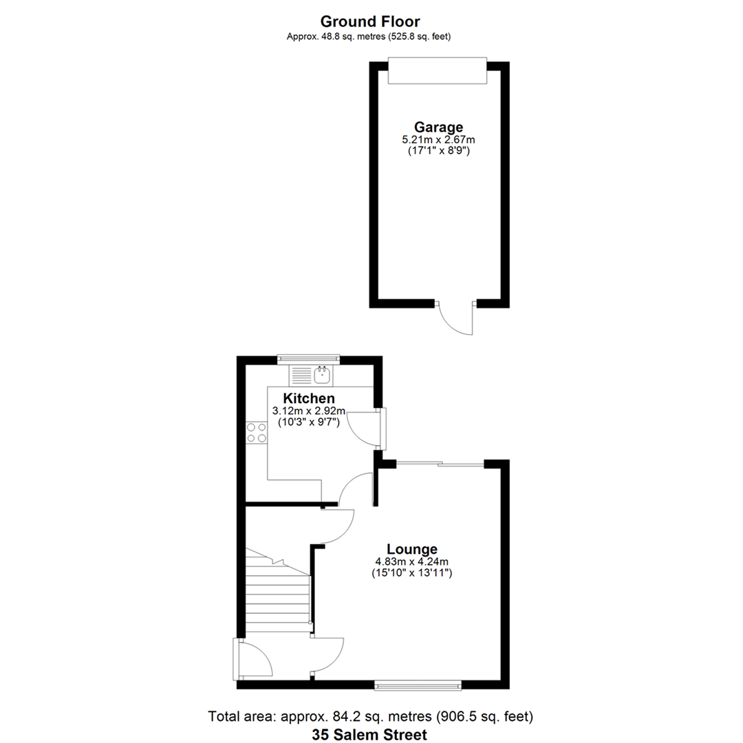 Salem Street, Spalding floorplan
