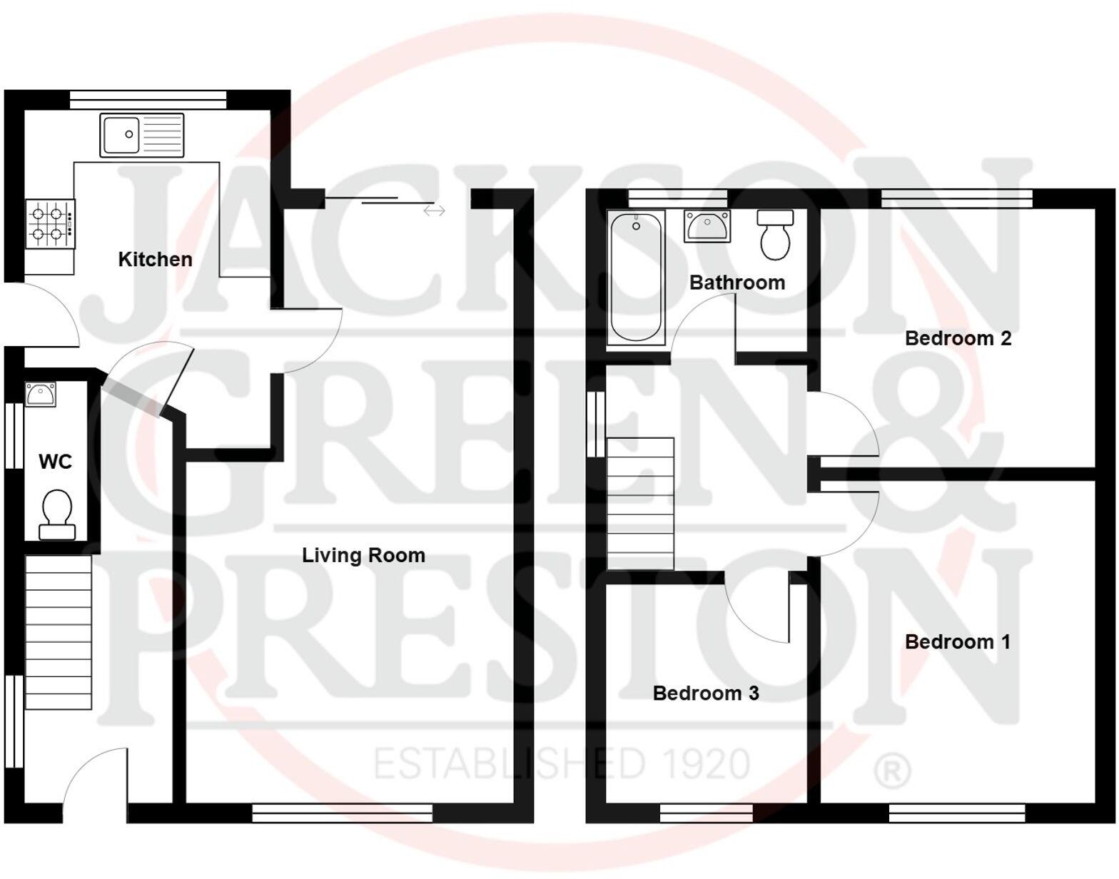 Woodhall Drive, Waltham, DN37 floorplan