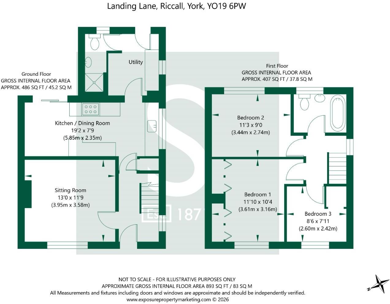 Landing Lane, Riccall, York floorplan