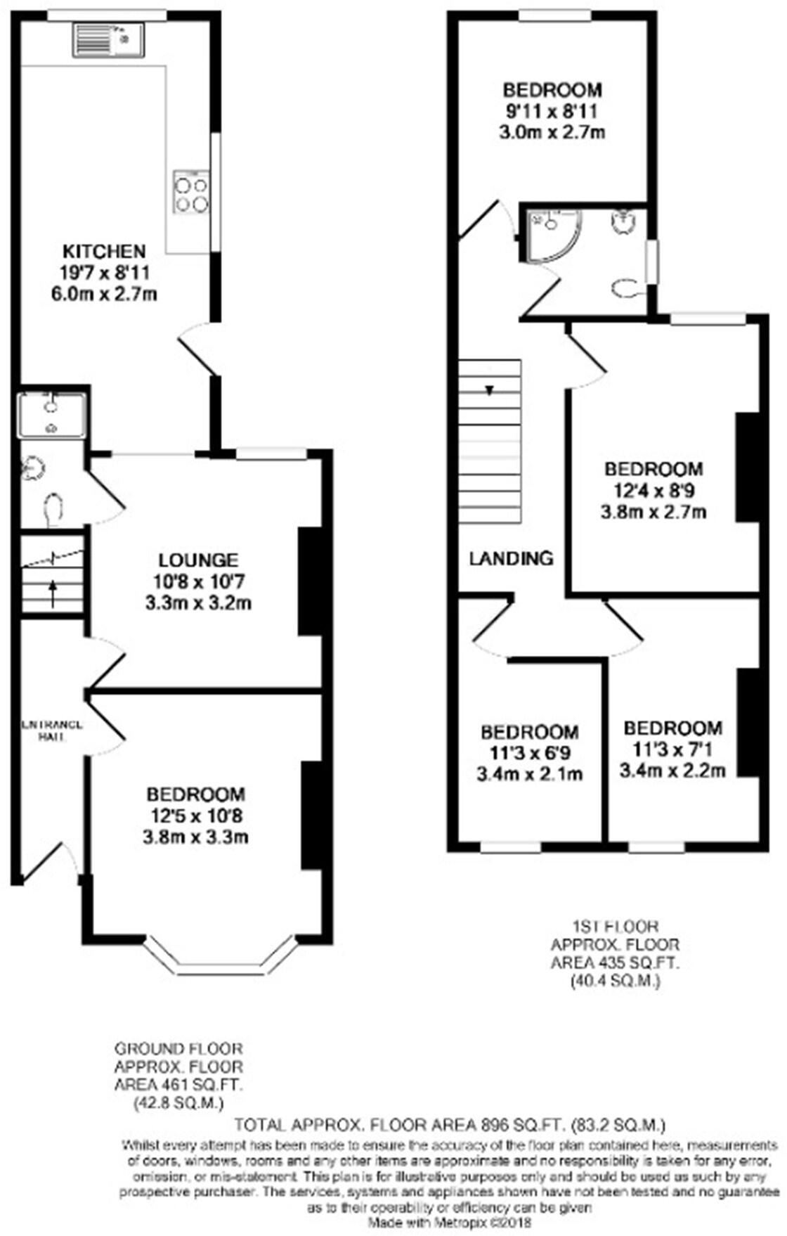 53 Furness Road, Fallowfield, Manchester M14 6LX floorplan