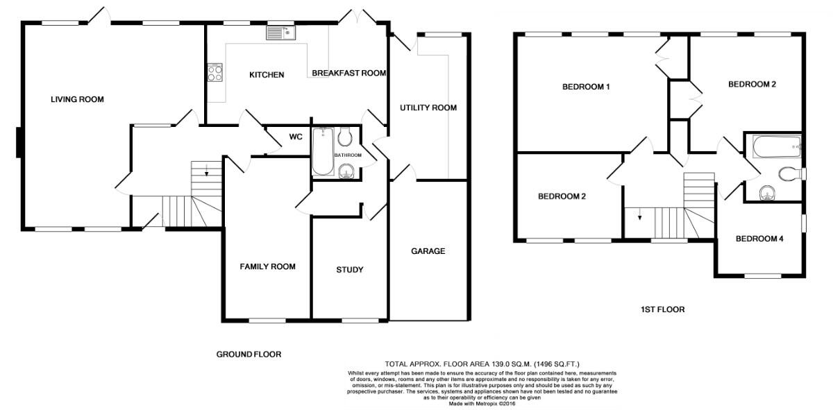Aldeburgh Close, Emmer Green, Reading floorplan