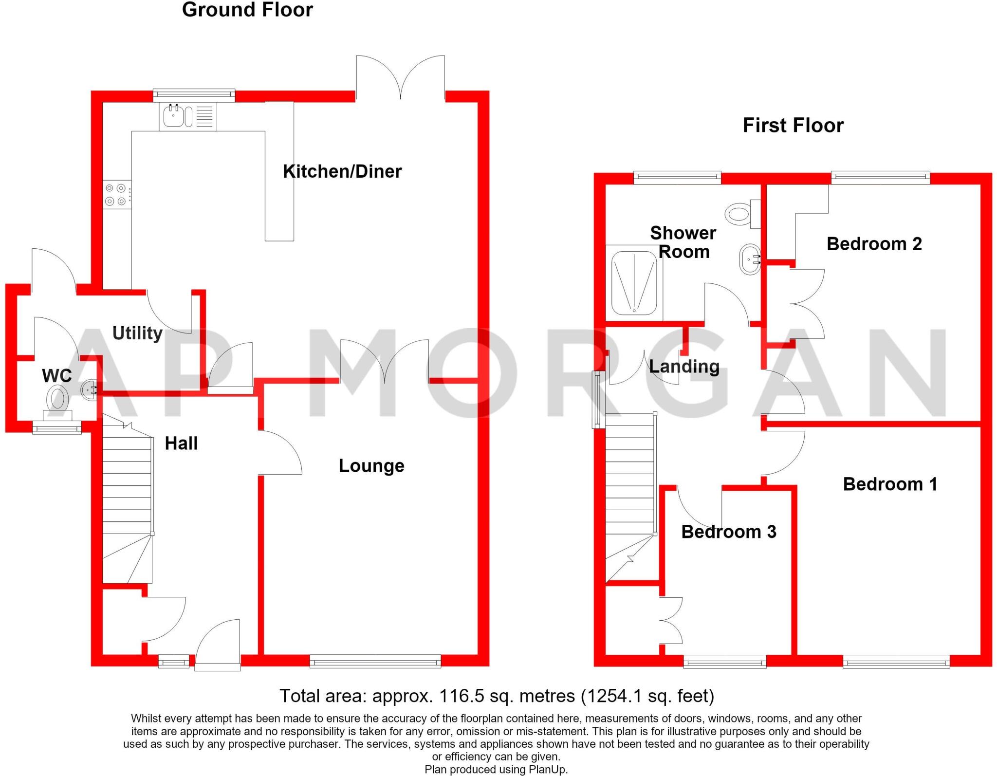 Alcester Road, Hollywood, Worcestershire, B47 floorplan