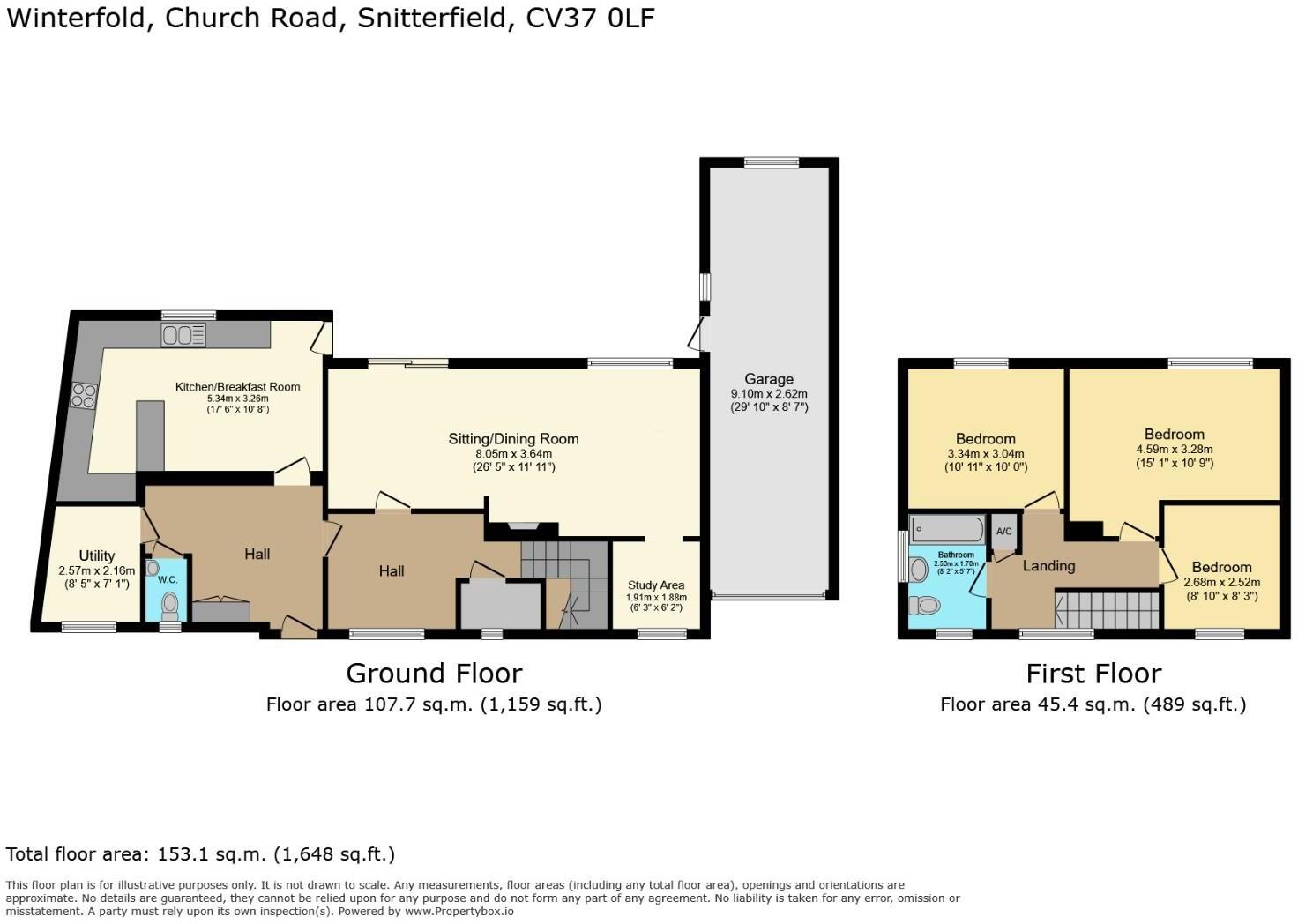 Church Road, Snitterfield, Stratford-upon-Avon floorplan