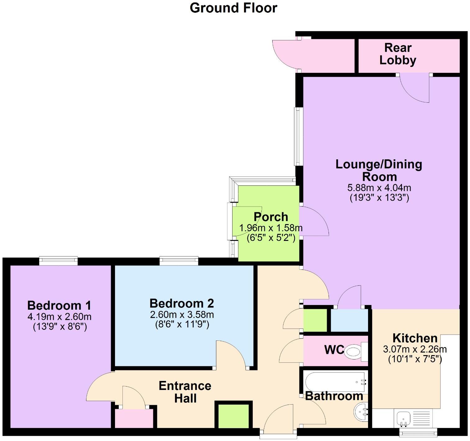 Bringhurst, Orton Goldhay, Peterborough, Cambridgeshire, PE2 floorplan