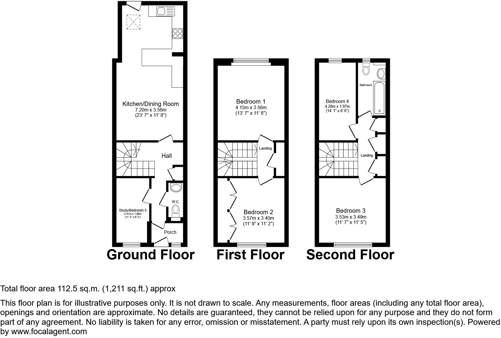 Grand Walk, London, E1 floorplan