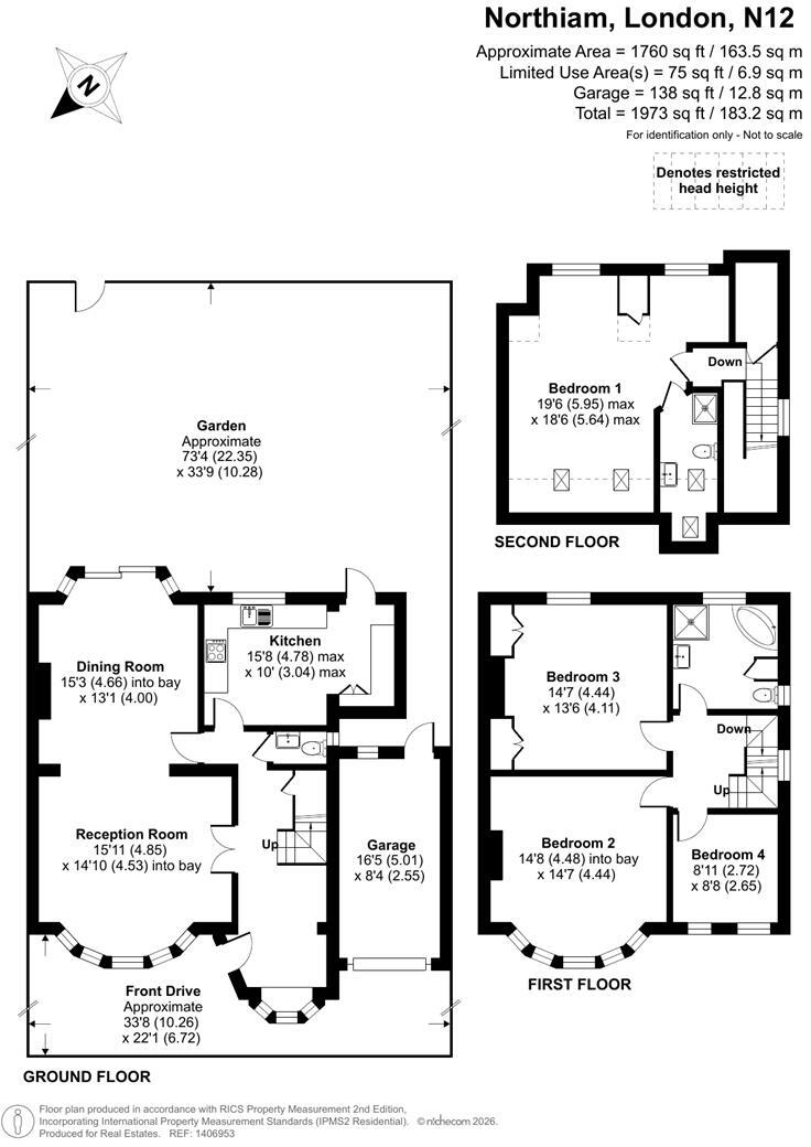 Northiam, Woodside Park floorplan