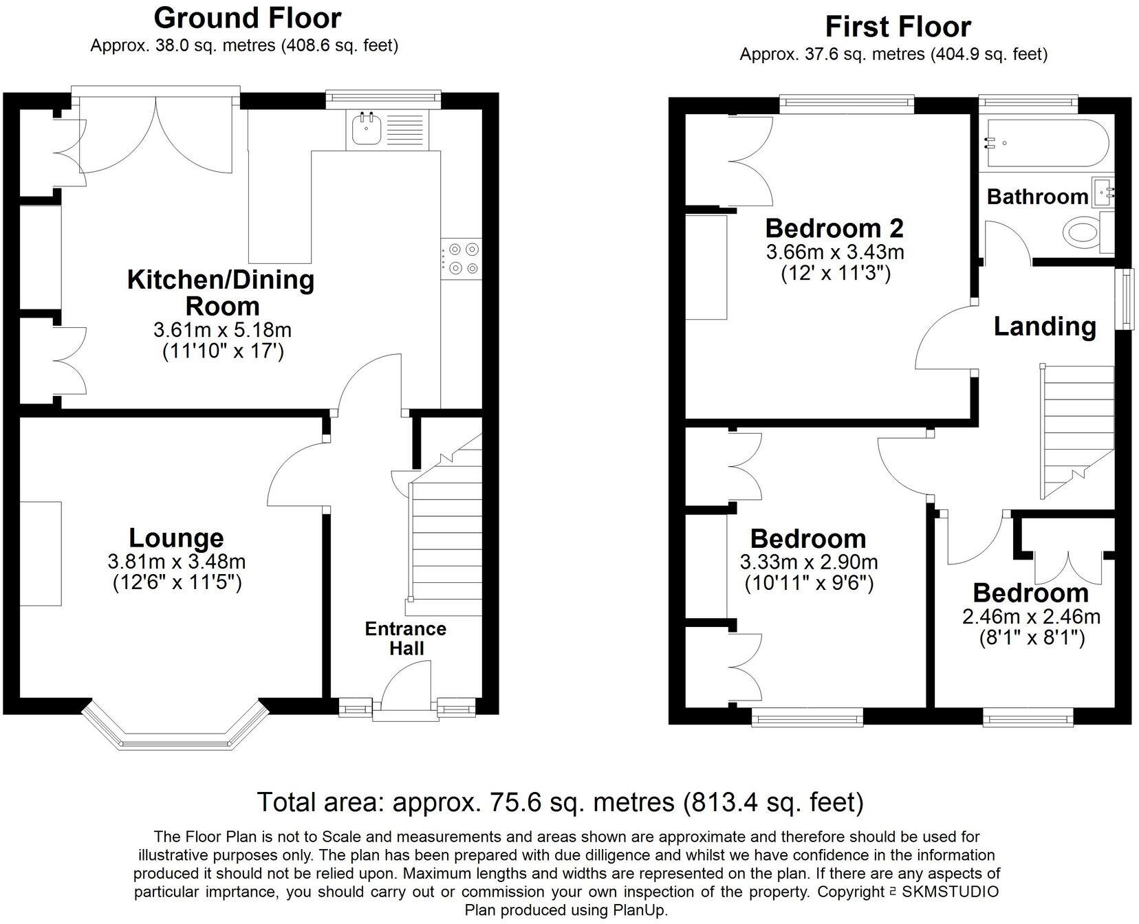 Manor Road, Caddington, LU1 floorplan