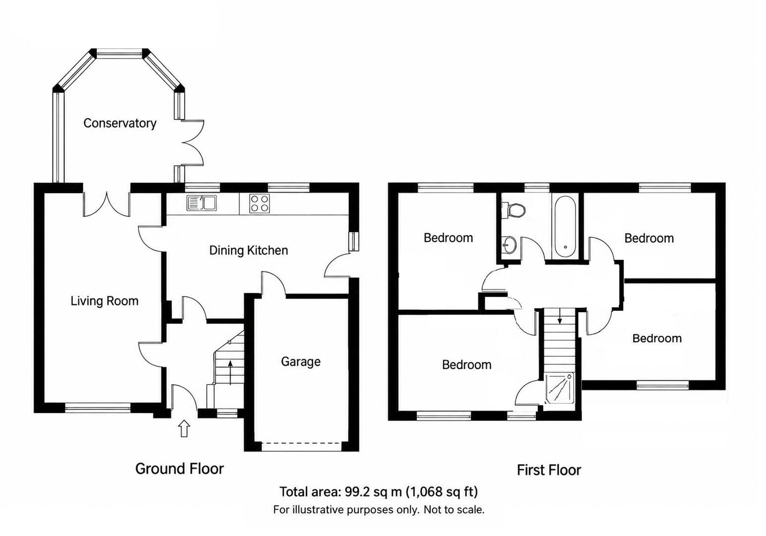 St. Catherines Crescent, Bramley, Leeds floorplan