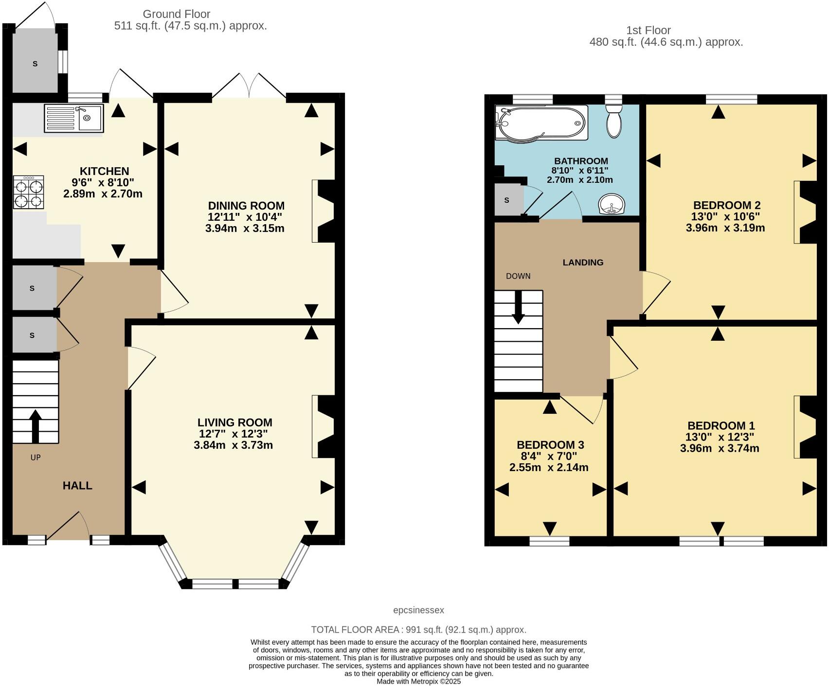 Hainault Avenue, Westcliff-On-Sea, Essex, SS0 floorplan