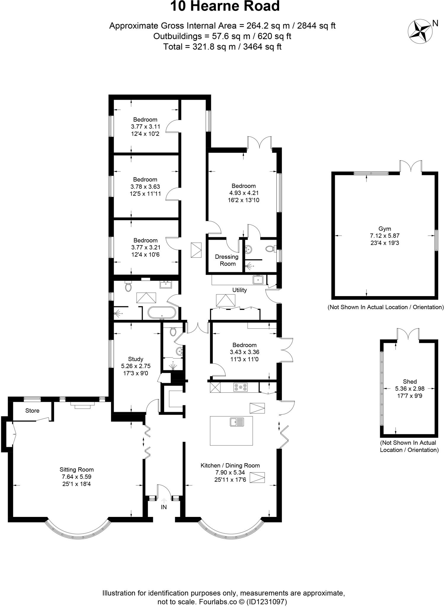 10, Hearne Road, Charlton Kings, Cheltenham, Gloucestershire, GL53 floorplan