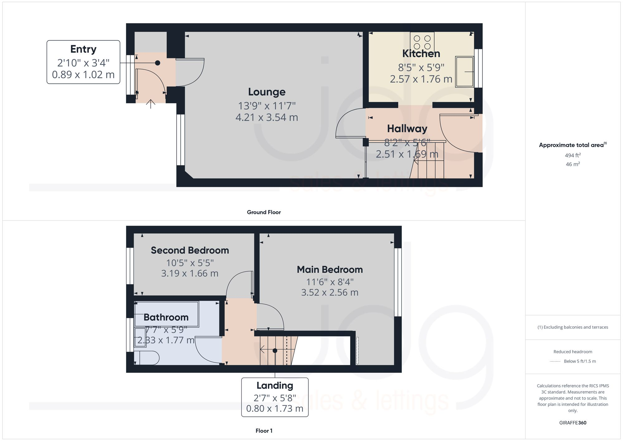 Ashbourne Close, Lancaster, LA1 floorplan