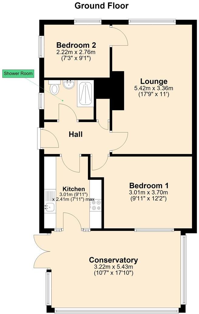 Clarondale, Hull floorplan