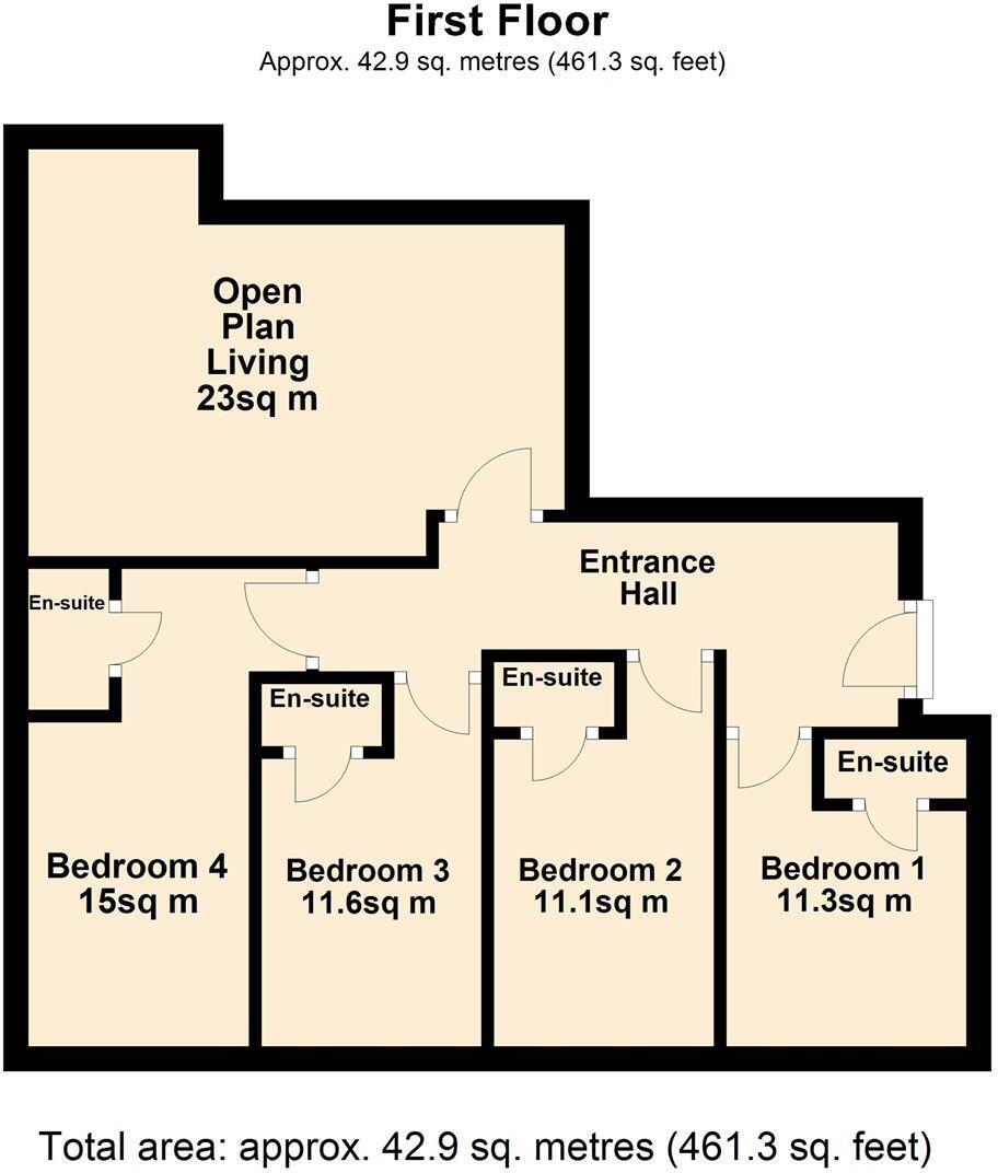 Thornton Court, Exeter floorplan